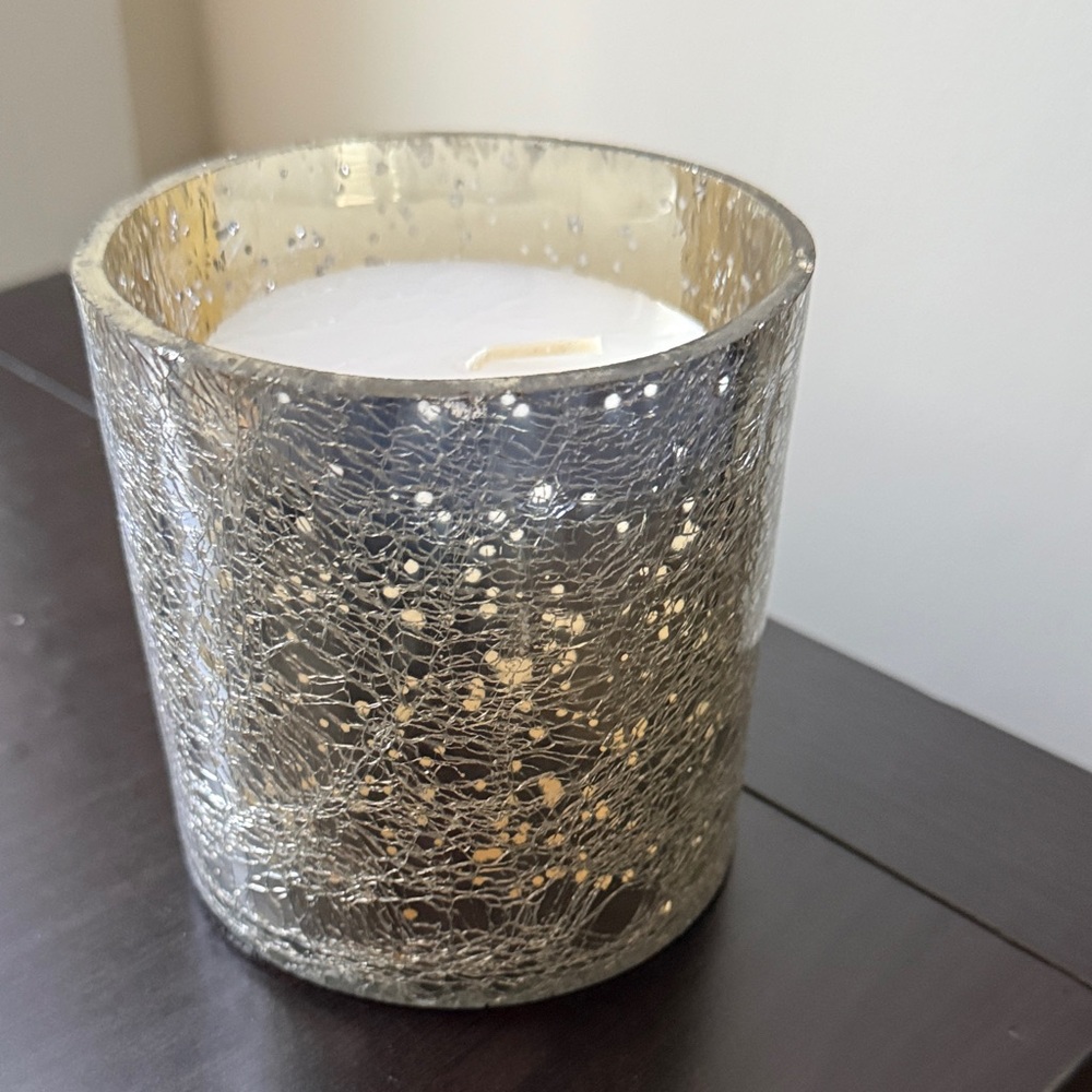Elegant Silver Candle Holder